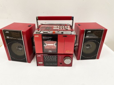 JVC PC RM100-L rouge Hifi Vintage réparation