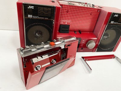 JVC PC RM100-L rouge Hifi Vintage réparation