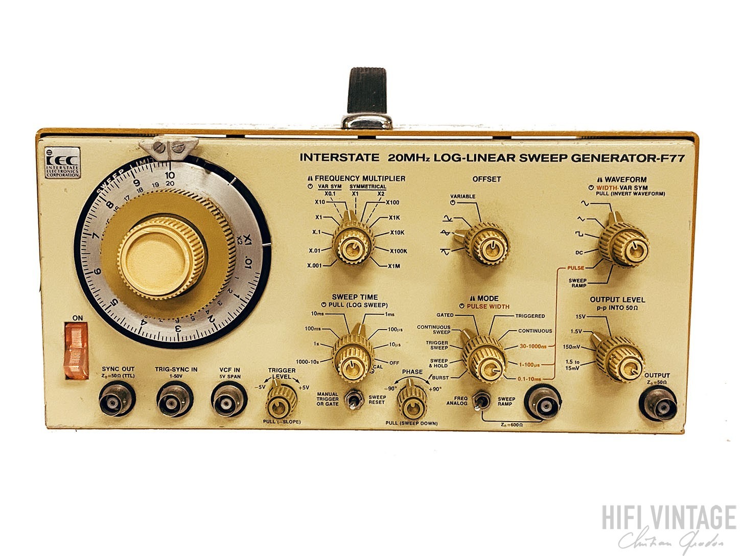 IEC F-77 Interstate 20MHz Hifi Vintage réparations