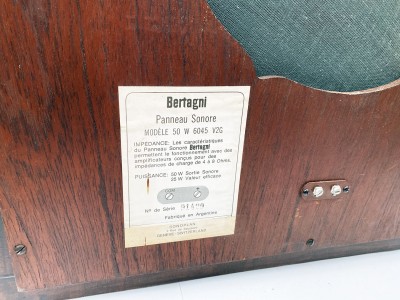 BERTAGNI 6045-V2G Hifi Vintage réparations