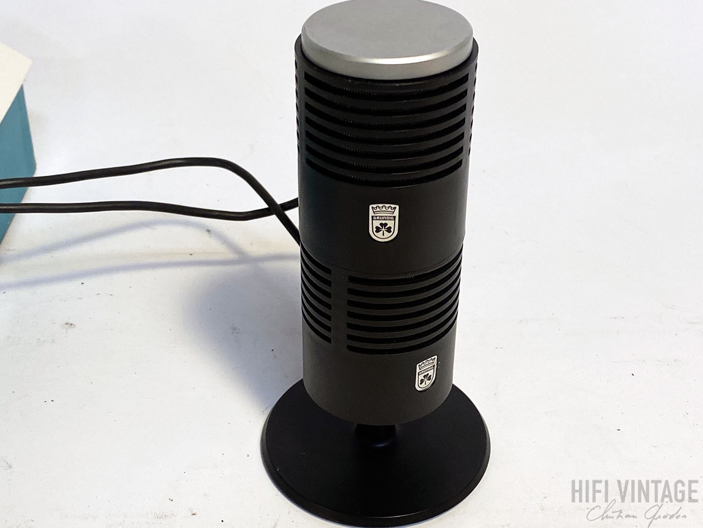 Grundig Microphone mikrofon GCMS 332 stéréo dans sa boîte /instructions Din Plug