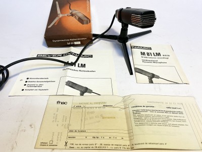 BEYER DYNAMIC M-81-LM Hifi Vintage réparations