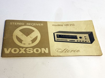 VOXSON HR-213 réparations hifi vintage