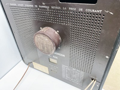 DUCRETET THOMSON TL-466 réparations hifi vintage