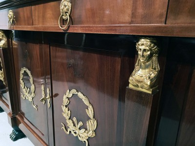 HAENTGES Freres Buffet Empire Retour d'Egypte XIXeme
