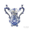 GIEN Vase porcelaine Bleu 