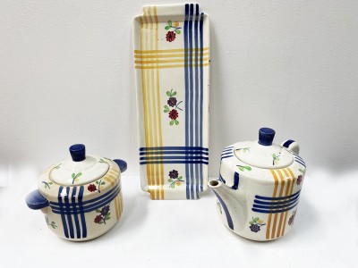 GIEN VAL FLEURY Service à thé faillance 1950