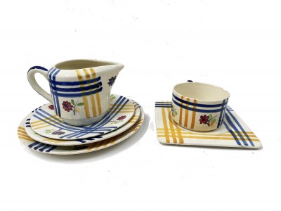 GIEN VAL FLEURY Service à thé faillance 1950