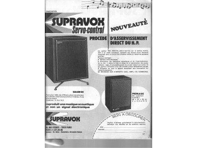 SUPRAVOX Picola 1 SC Procédé