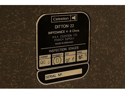 Celestion Ditton 22 Hifi Vintage réparations