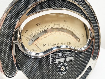 GUERPILLON & SIGOGNE milivotsmètre et Miliampèremètre 
