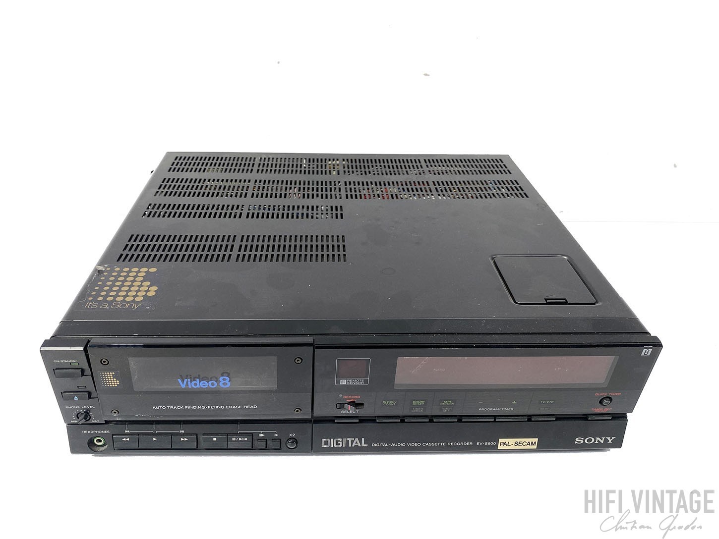 SONY EV-S600  video 8mm hifi vntage reparations