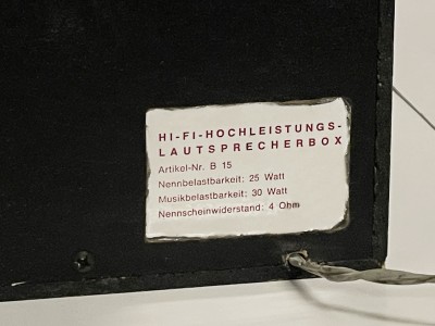 KONTACT B15 Hifi Vintage Réparations