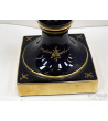 VASE Limoges XIX Bleu et or