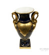 VASE Limoges XIX Bleu et or