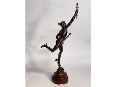 Statuette Bronze de Mercure 