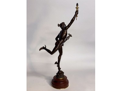 Statuette Bronze de Mercure 