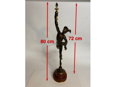 Statuette Bronze de Mercure 