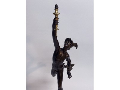 Statuette Bronze de Mercure 