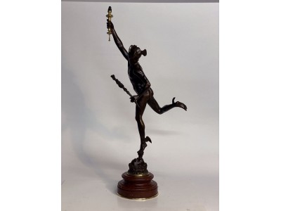 Statuette Bronze de Mercure 