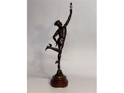 Statuette Bronze de Mercure 