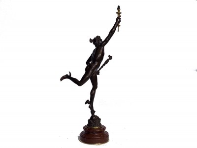 Statuette Bronze de Mercure 