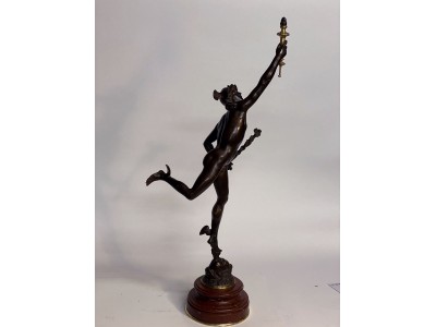 Statuette Bronze de Mercure 