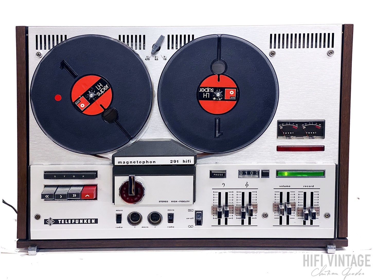 TELEFUNKEN Magnetophon 291 réparations hifi vintage