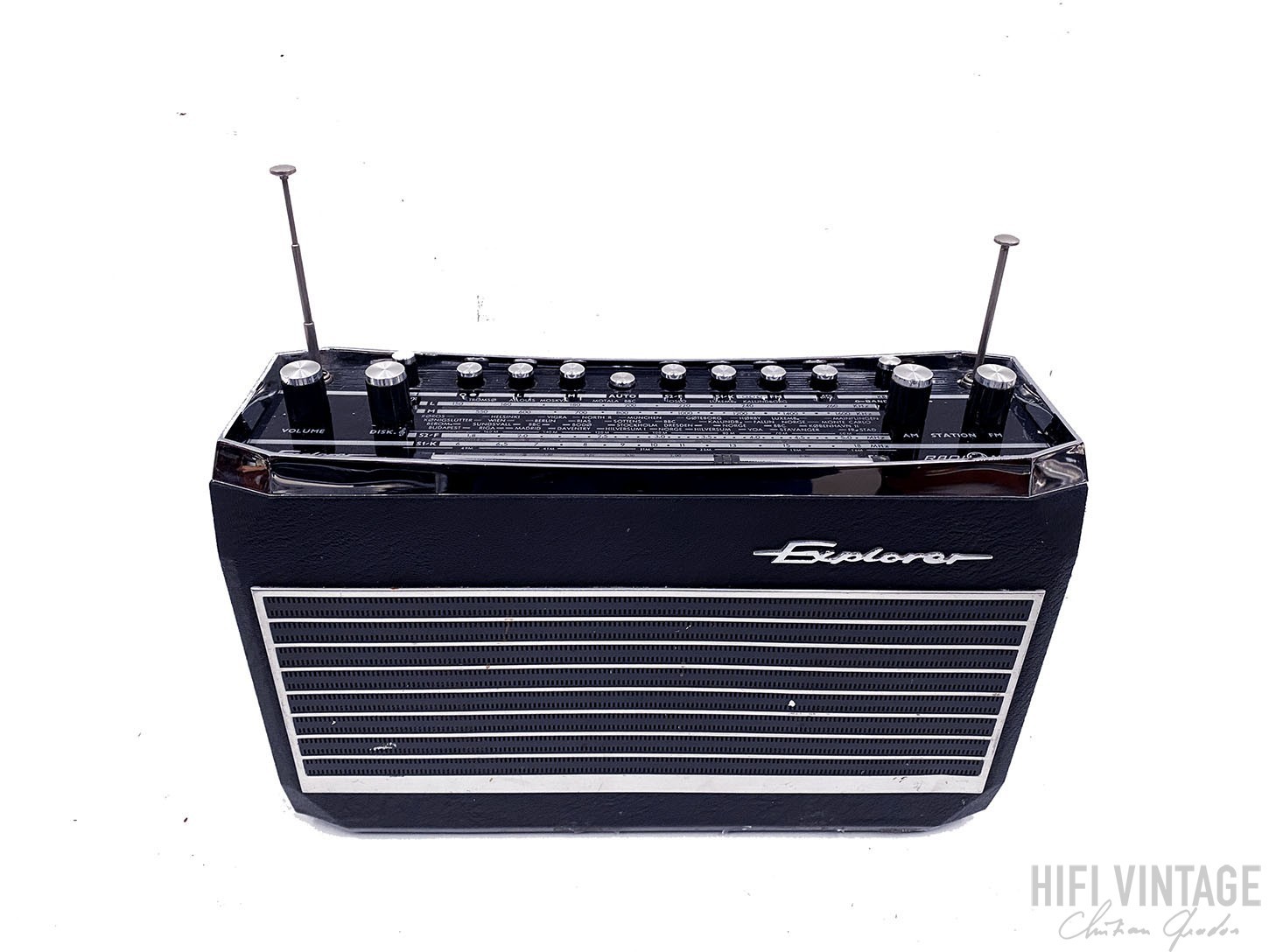 RADIONETTE Explorer noir reparations hifivintage