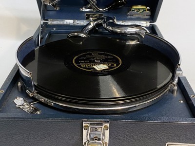 HARRODS LVDSM Blue Gramophone reparations hifivintage