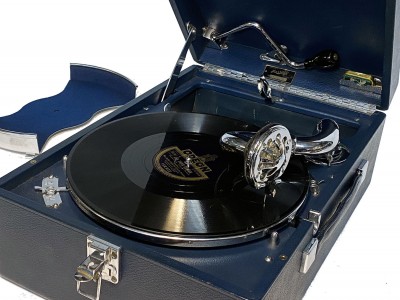HARRODS LVDSM Blue Gramophone reparations hifivintage