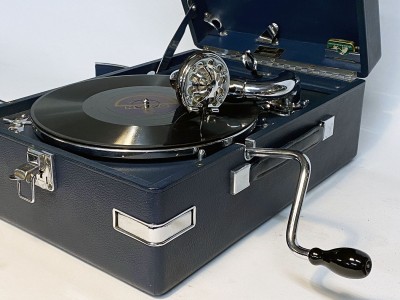 HARRODS LVDSM Blue Gramophone reparations hifivintage