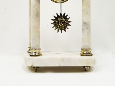 Pendule Portique Marbre Louis Philippe