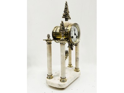 Pendule Portique Marbre Louis Philippe