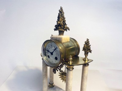 Pendule Portique Marbre Louis Philippe