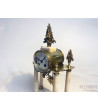 Pendule Portique Marbre Louis Philippe