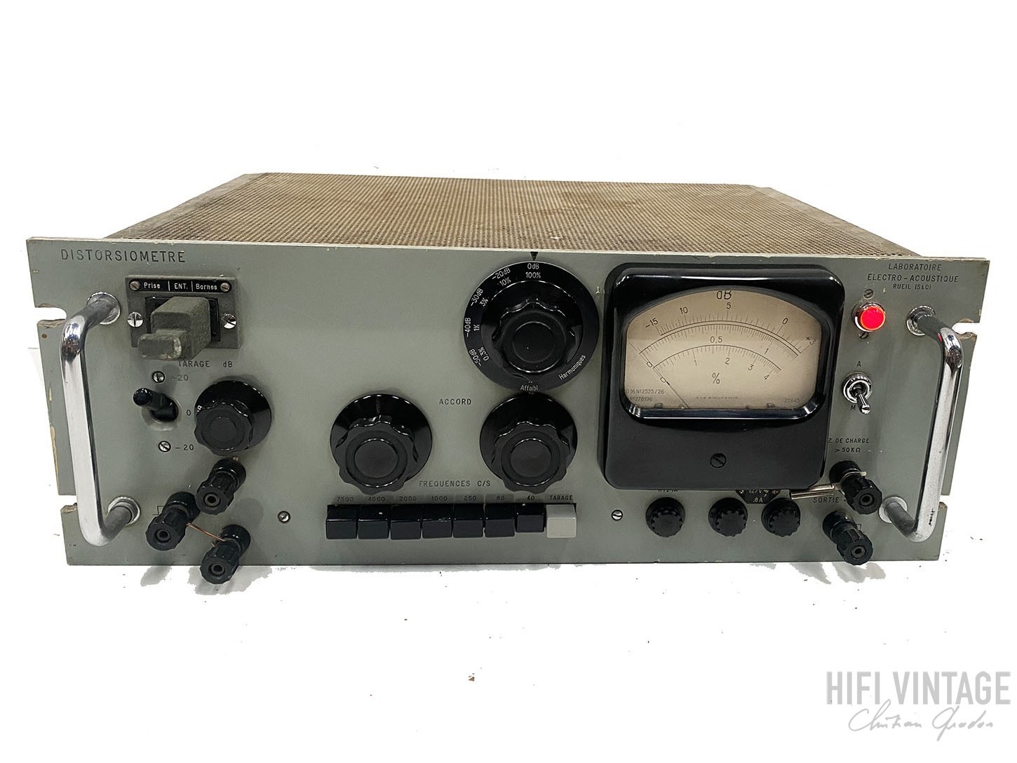 Laboratoir Electronique Acoustique Distortiometre LEA Milivoltmetre réparations Hifi Vintage