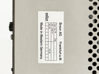 BRAUN CE-16