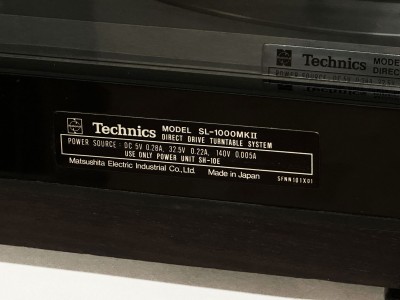 TECHNICS SL-1000-Mk2 SP10 II