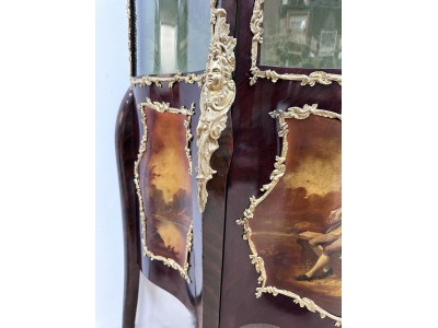 Vitrine Vernis Martin XIXeme