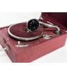 PHONIA Gramophone mini rouge Hifi Vintage Réparation