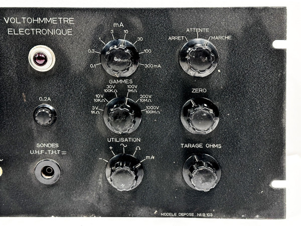 RADIO CONTROLE B-103-Voltmetre Hifi Vintage réparation