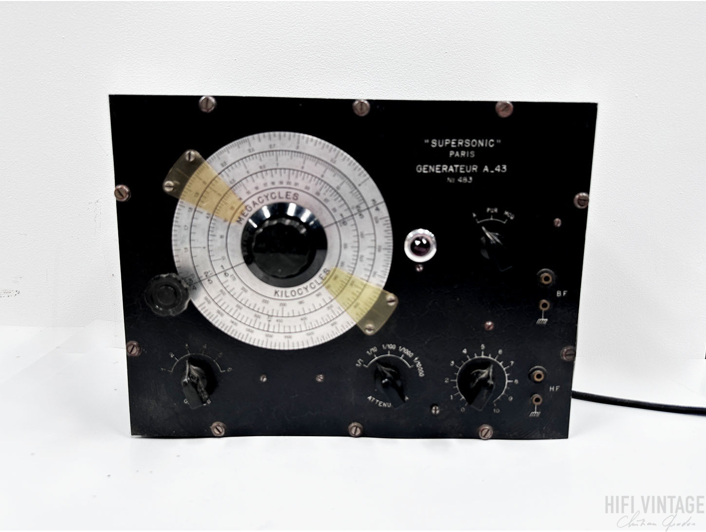 SUPERSONIC Générateur A-43 Hifi Vintage réparation