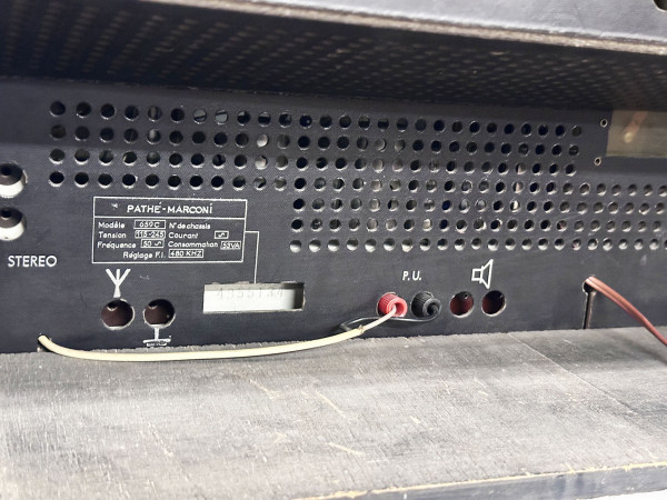 PATHE MARCONI 659-C Hifi Vintage réparations