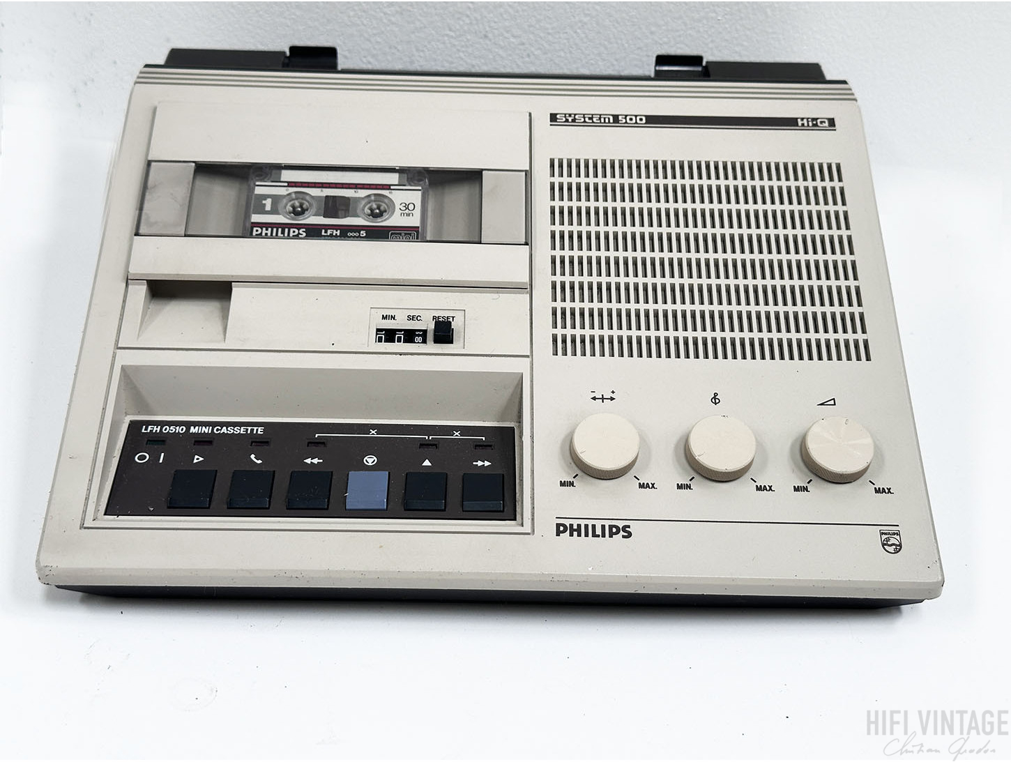 PHILIPS System 500 répondeur téléphonique Hifi Vintage réparation