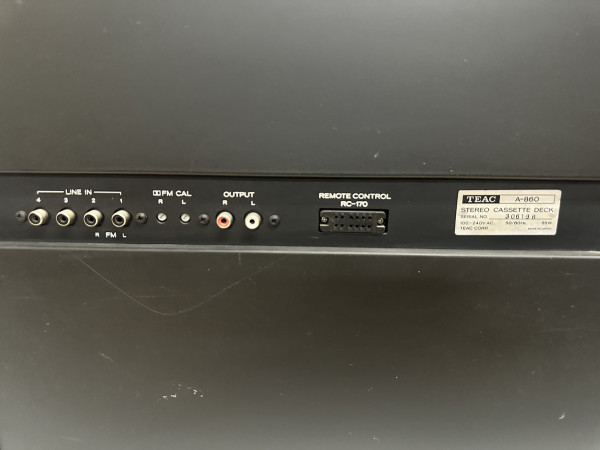 TEAC A-860 Hifi Vintage Réparations