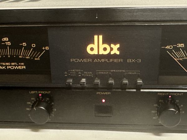 DBX BX-3 Amplifier Hifi Vintage Réparations