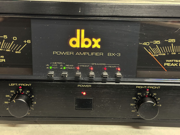 DBX BX-3 Amplifier Hifi Vintage Réparations