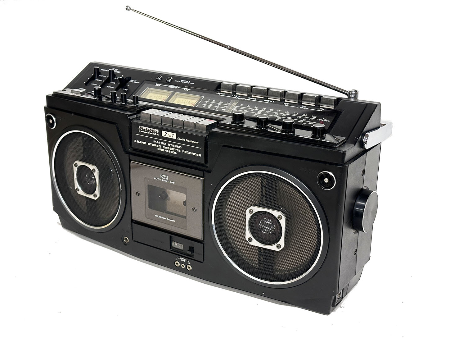 SUPERSCOPE CRS-3800 ステレオカセットレシーバー　ジャンク品 CRS-3800 SUPER SCOPE marantz マランツ 388）マランツ マトリックス