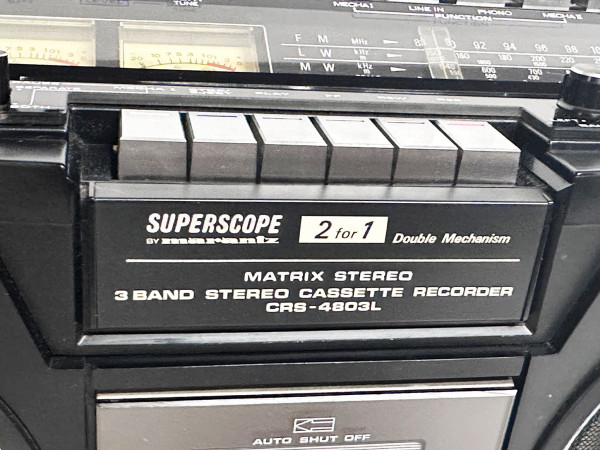 SUPERSCOPE CRS 4803-L Hifi Vintage Réparations